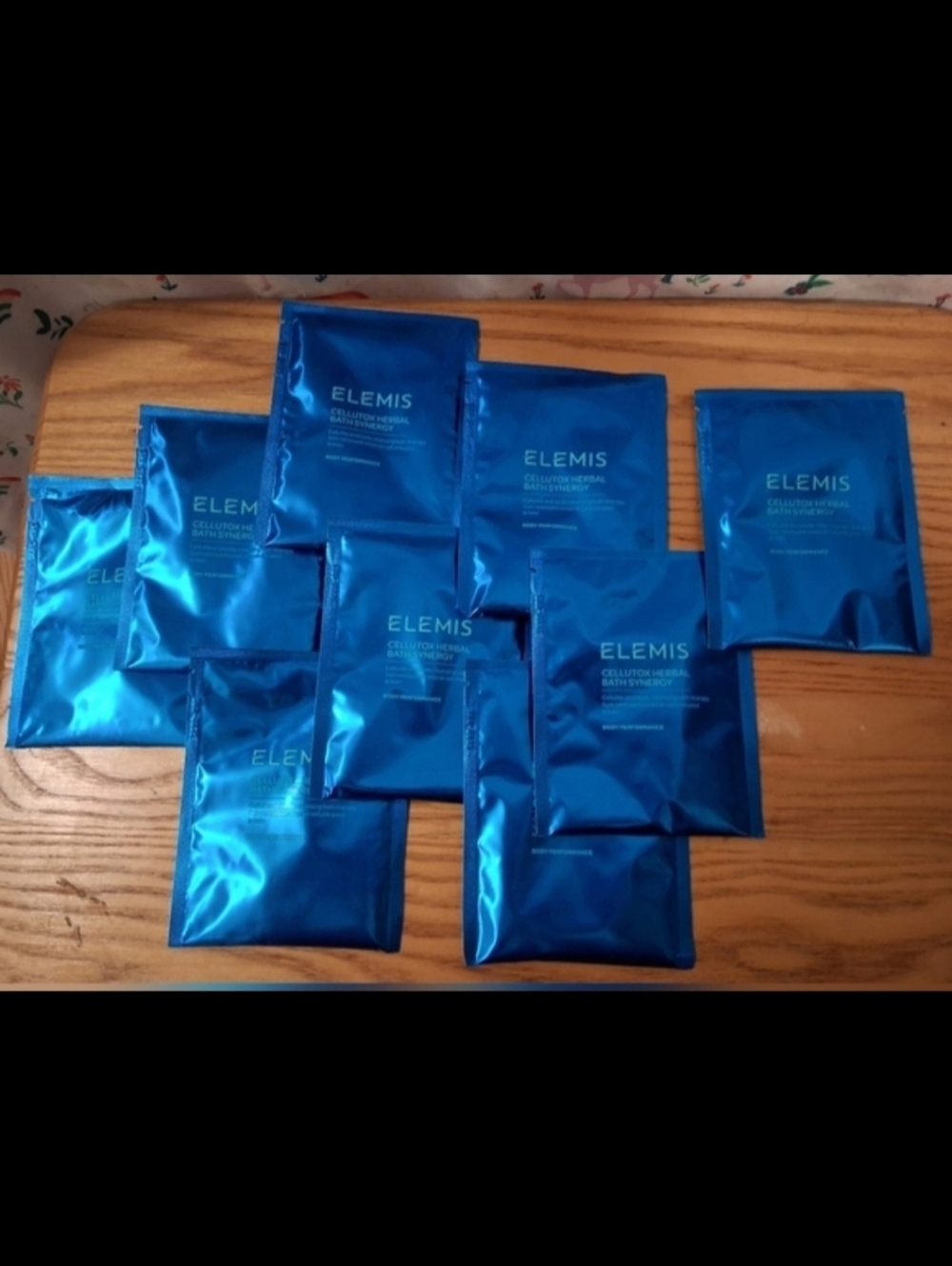 NIP Lot Of 9 Elemis Cellutox Herbal Bath Synergy Anti-Cellulite Packets 1oz Each